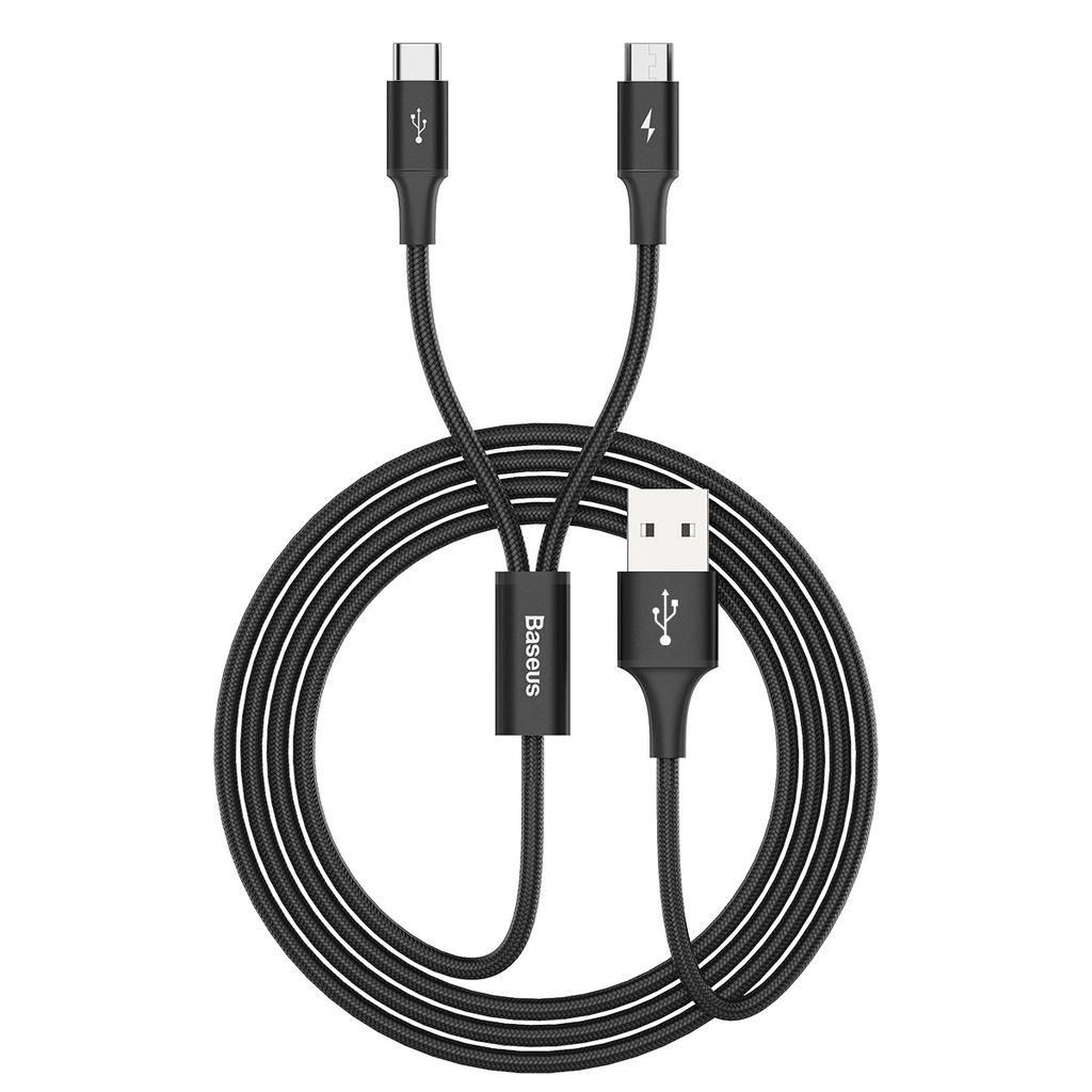 Baseus Rapid 2-1Cable Micro Type C 1.2M