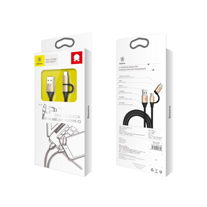 Baseus Yiven 2-1 Micro / Ip 1M