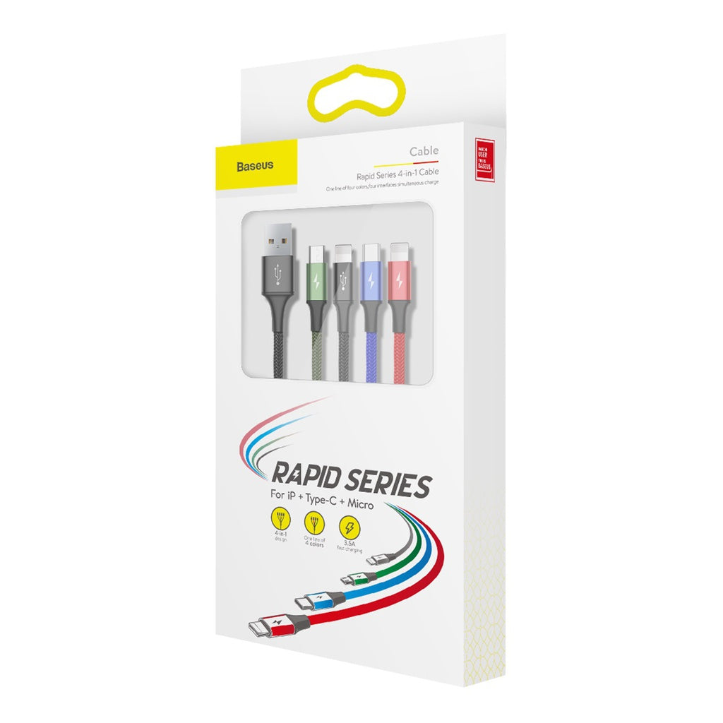 Baseus 4-In-1 Cable L+L+C+M 1.2M