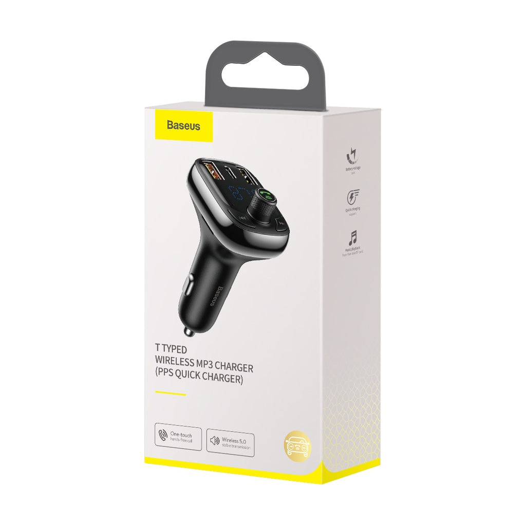 Baseus T Typed S-13 Pps Mp3 Car Charger