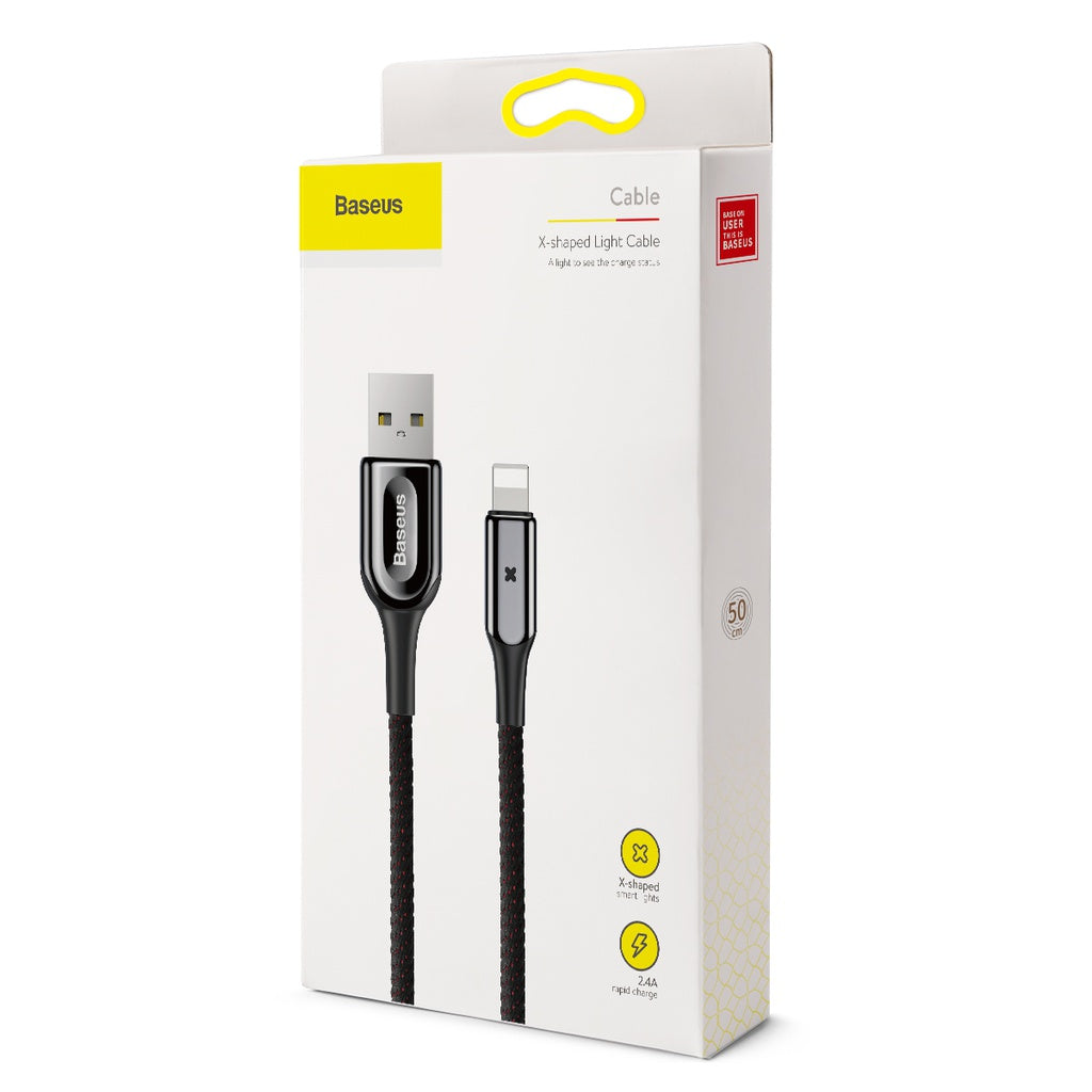 Baseus X-Type Light Cable For Ip 2.4A 1M
