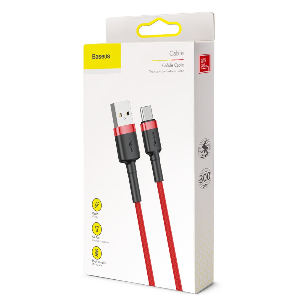 Baseus Cafule Cable Type-C 2A 3M