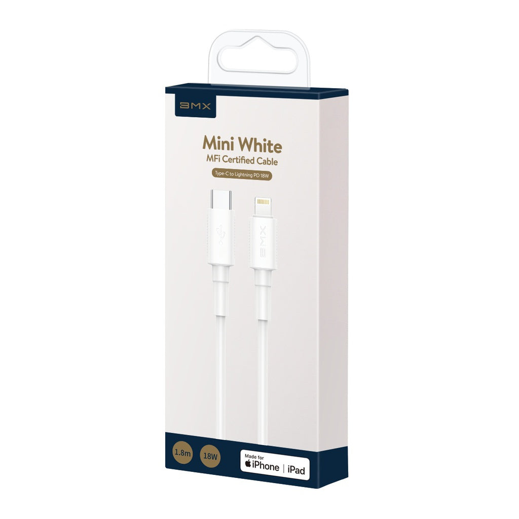 Bmx Mini Mfi Cable Type-C To Ip Pd 1.8M