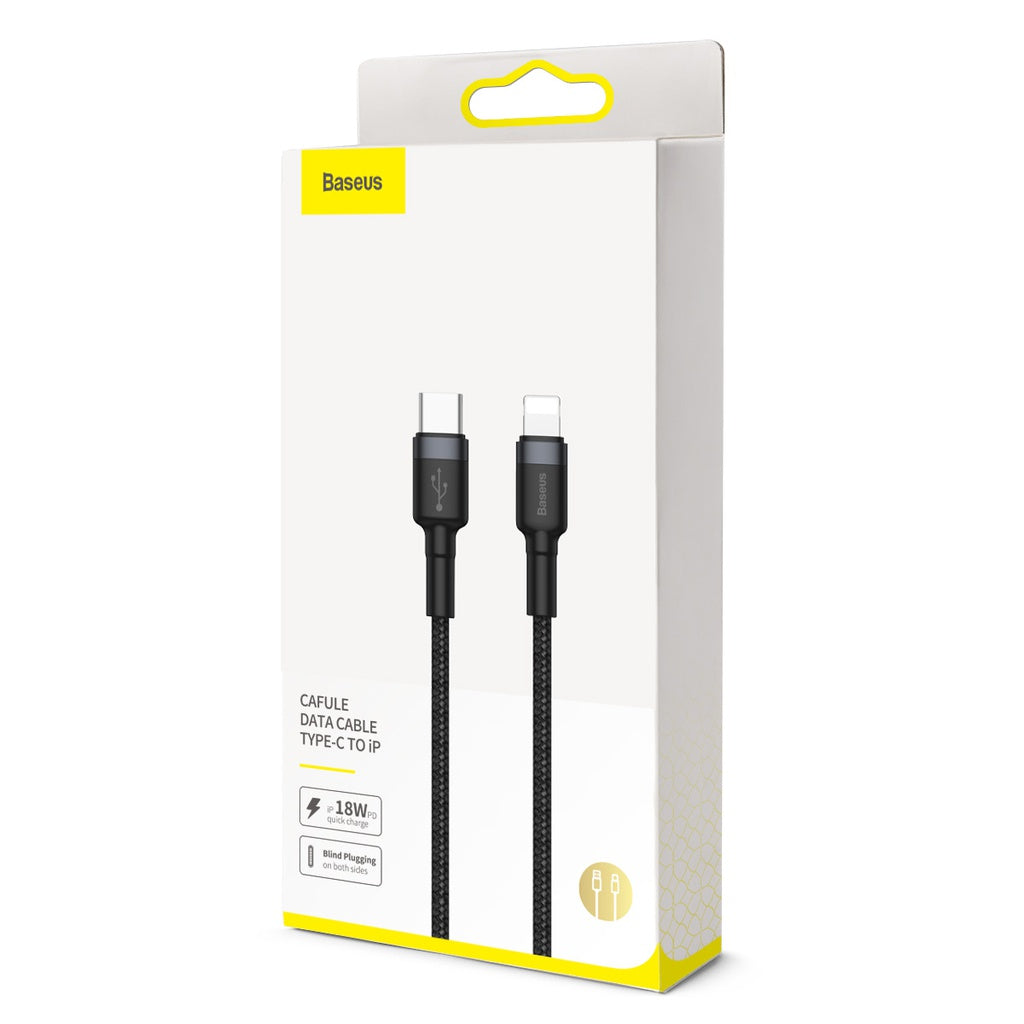 Baseus Cafule Cable Type-C To Ip Pd 18W 1M