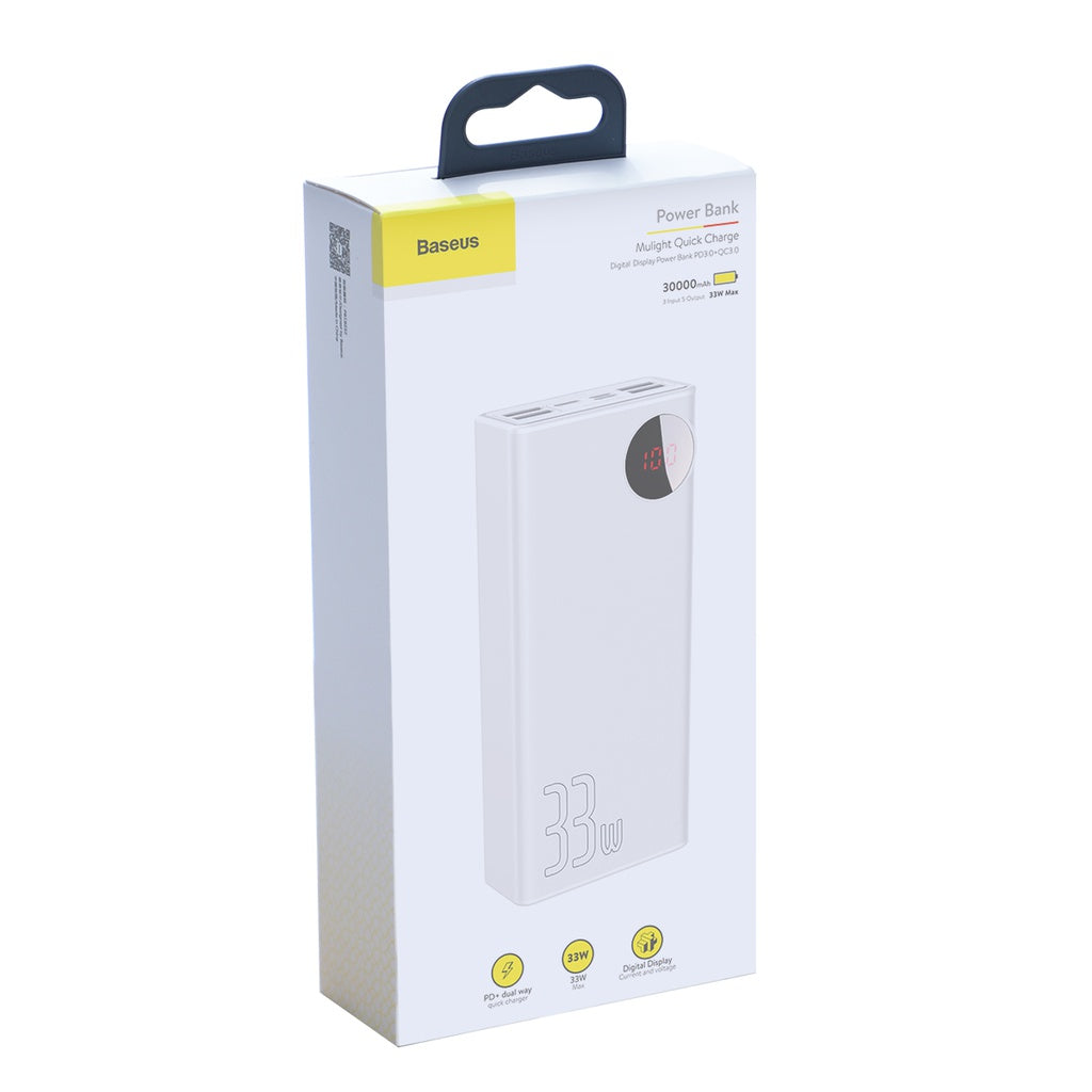 Baseus Mulight Qcdigitaldisplay Power Bank 45W 20000Mah
