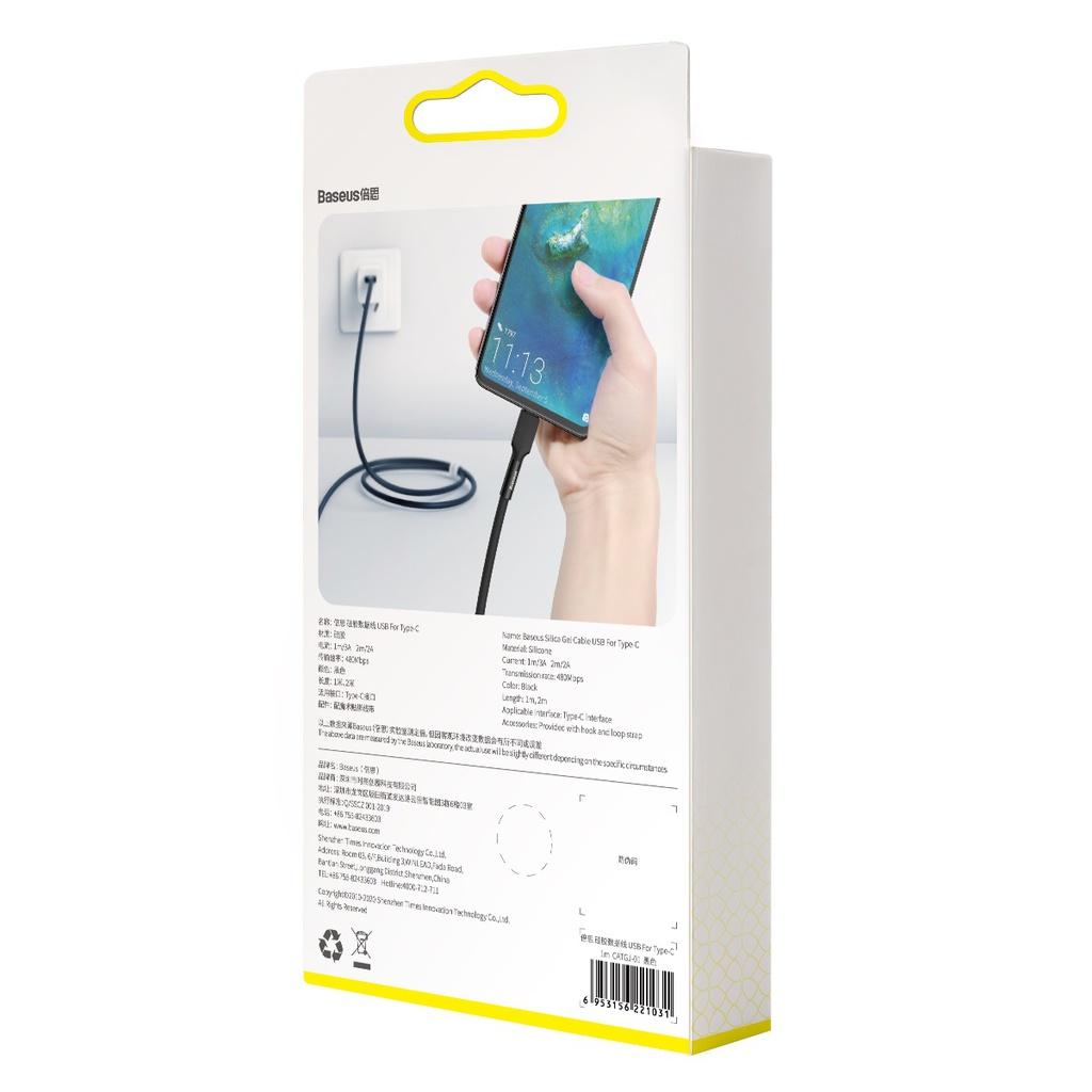Baseus Silica Gel Cable Usb For Type-C 2M