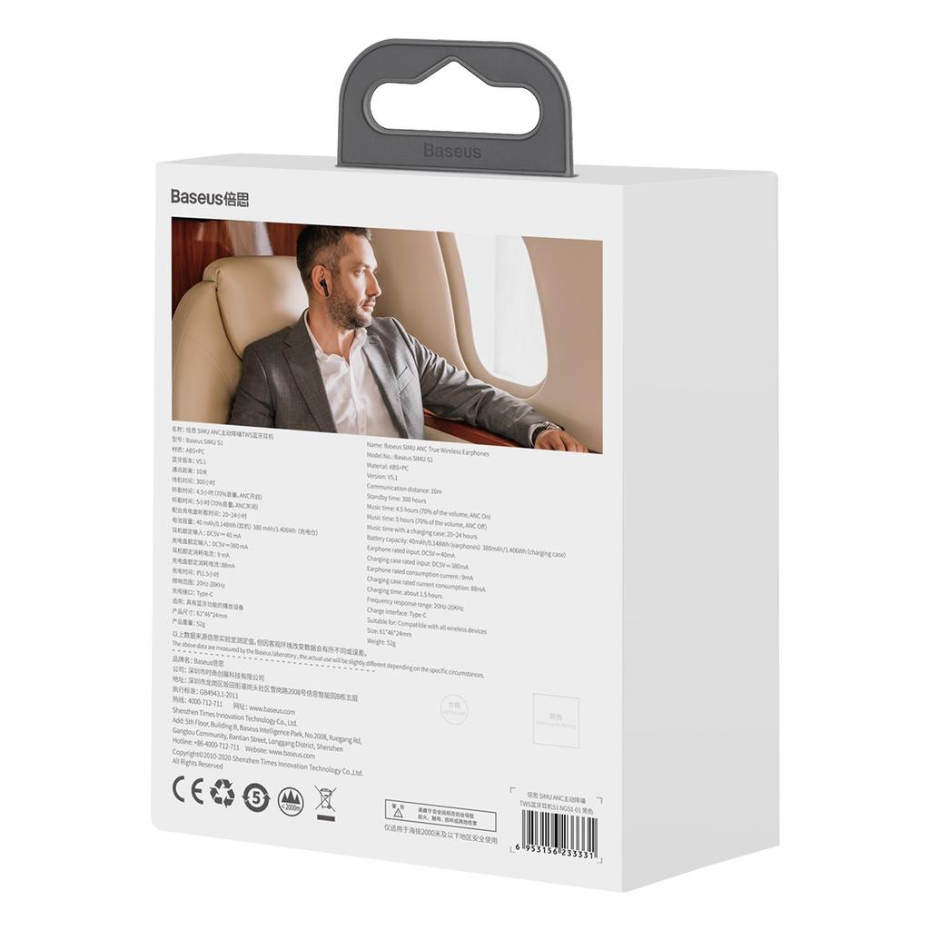 Baseus Simu Anc True Wireless Earphone S1