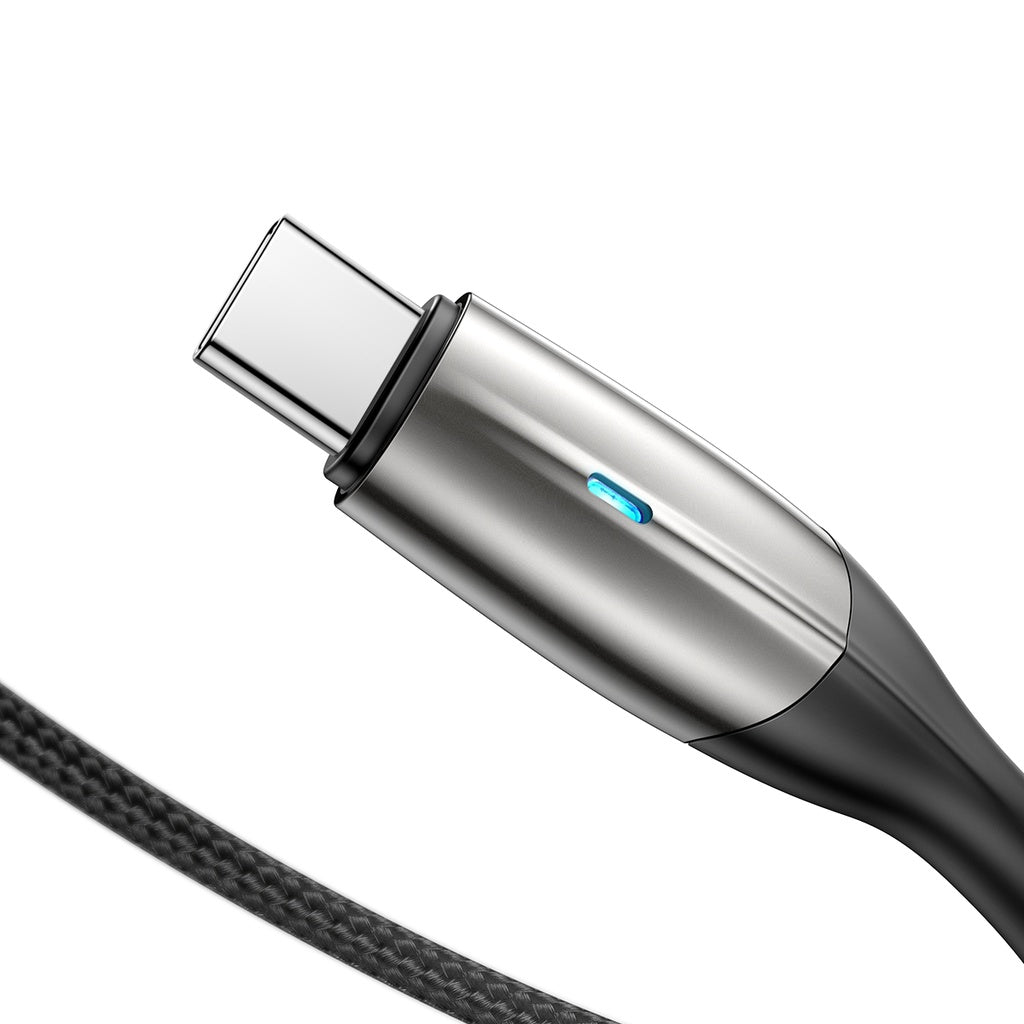 Baseus Horizontal Data Cable(With An Indicator Lamp)Usb For Type-C 3A 1M