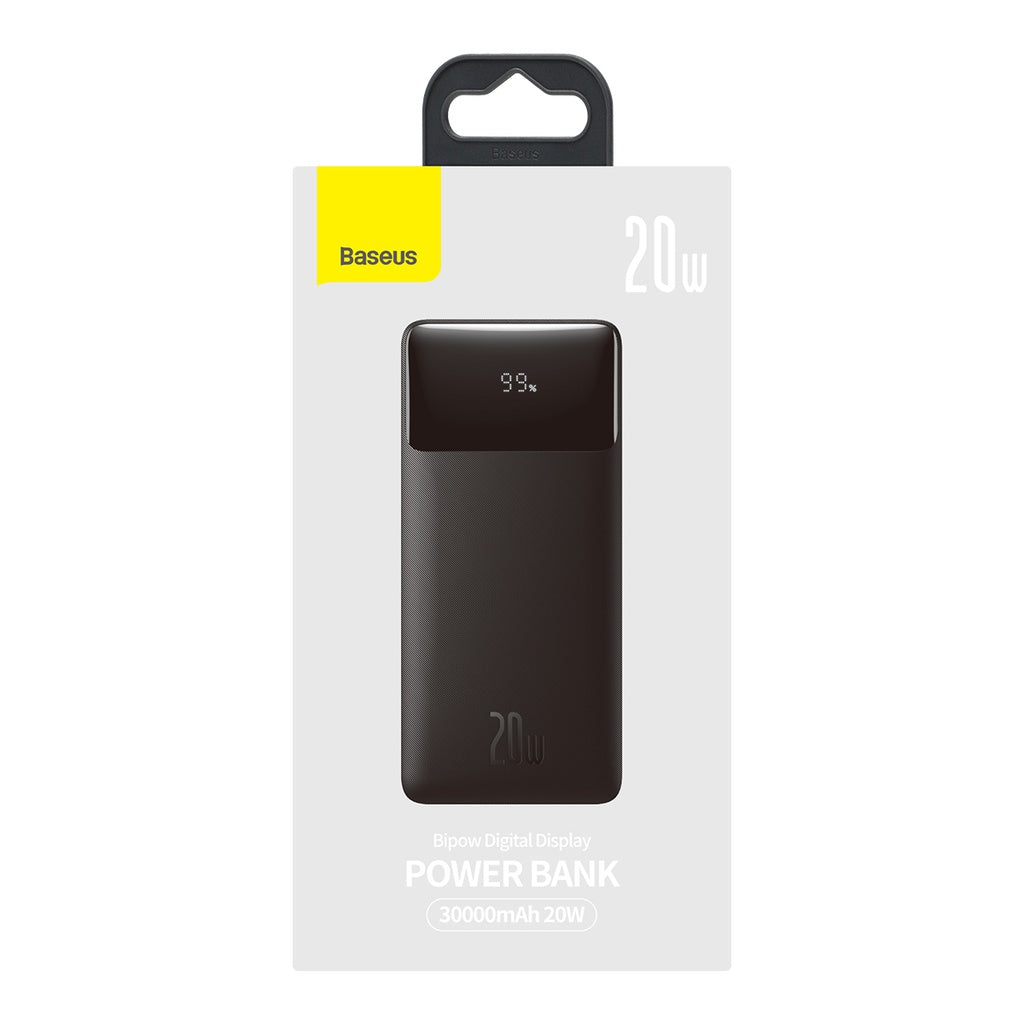 Baseus Bipow Digital Display Power Bank 30000Mah 20W