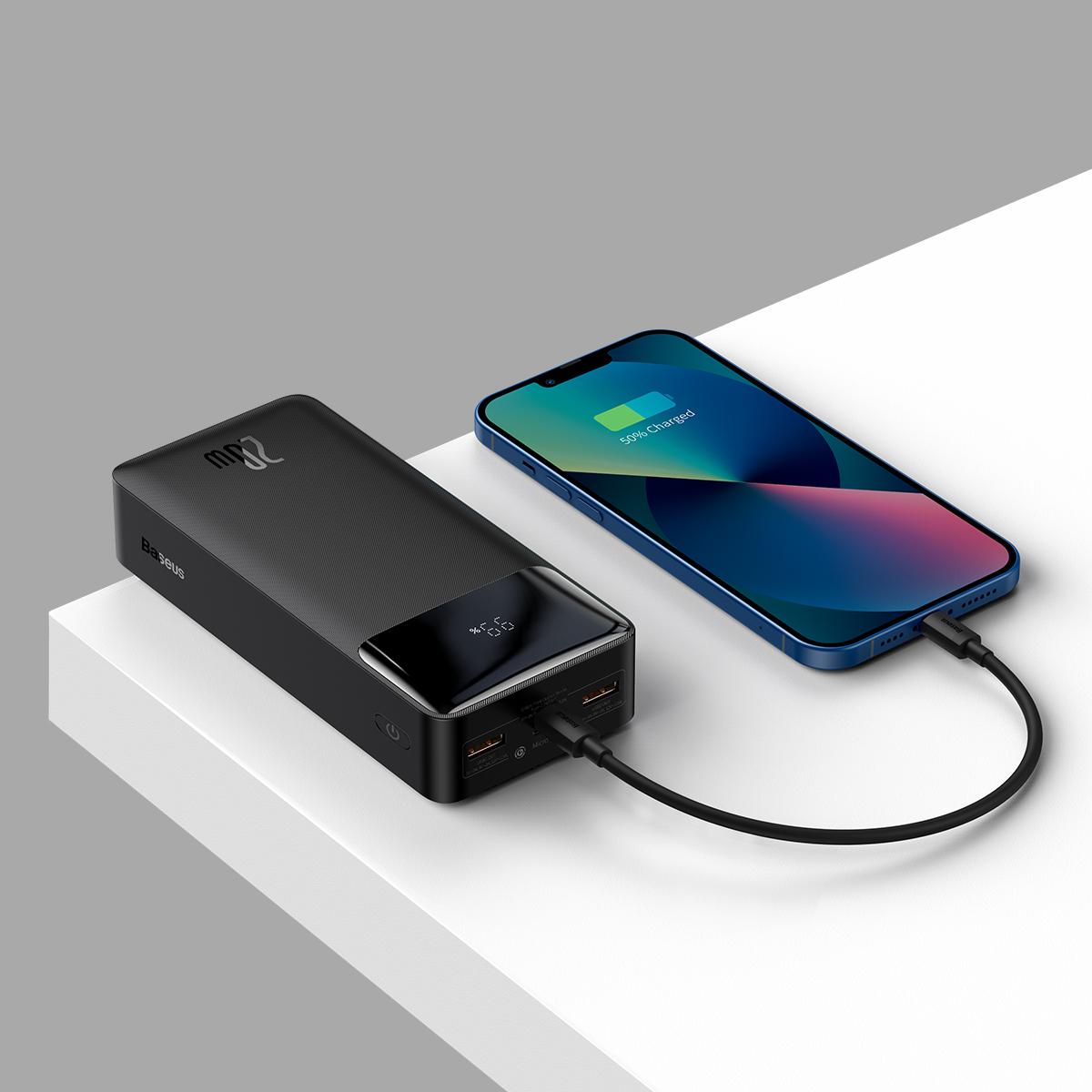 Baseus Bipow Digital Display Power bank 30000mAh 20W (NE)-Black