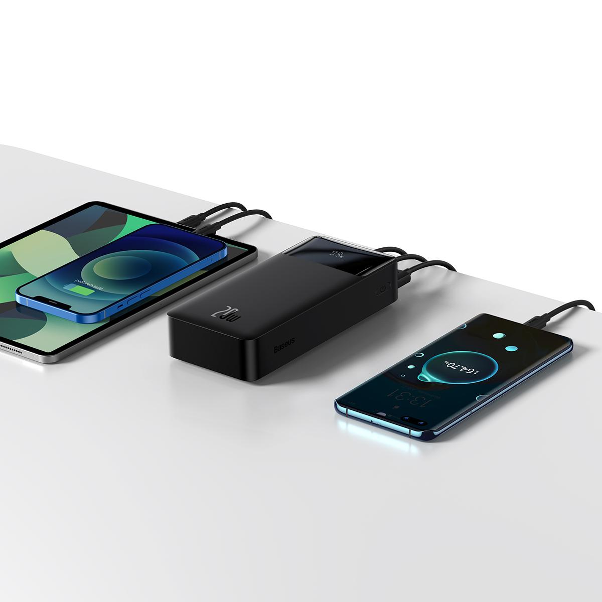 Baseus Bipow Digital Display Power bank 30000mAh 20W (NE)-Black