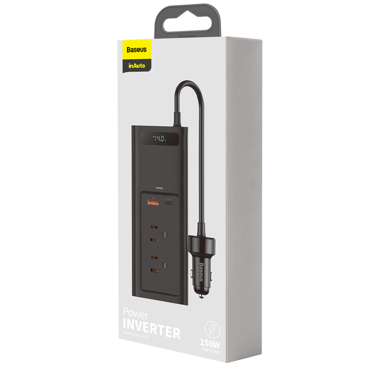 Baseus In-car Inverter 150W (110V US) Black
