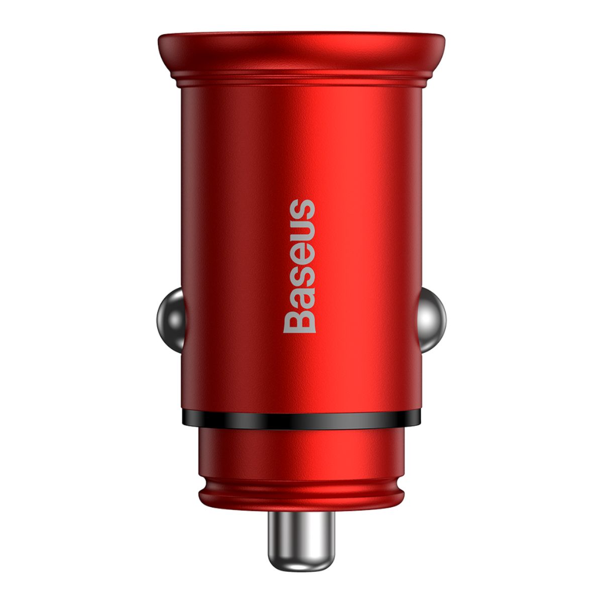 Baseus Circular Metal A+C 30W PPS Car Charger Red