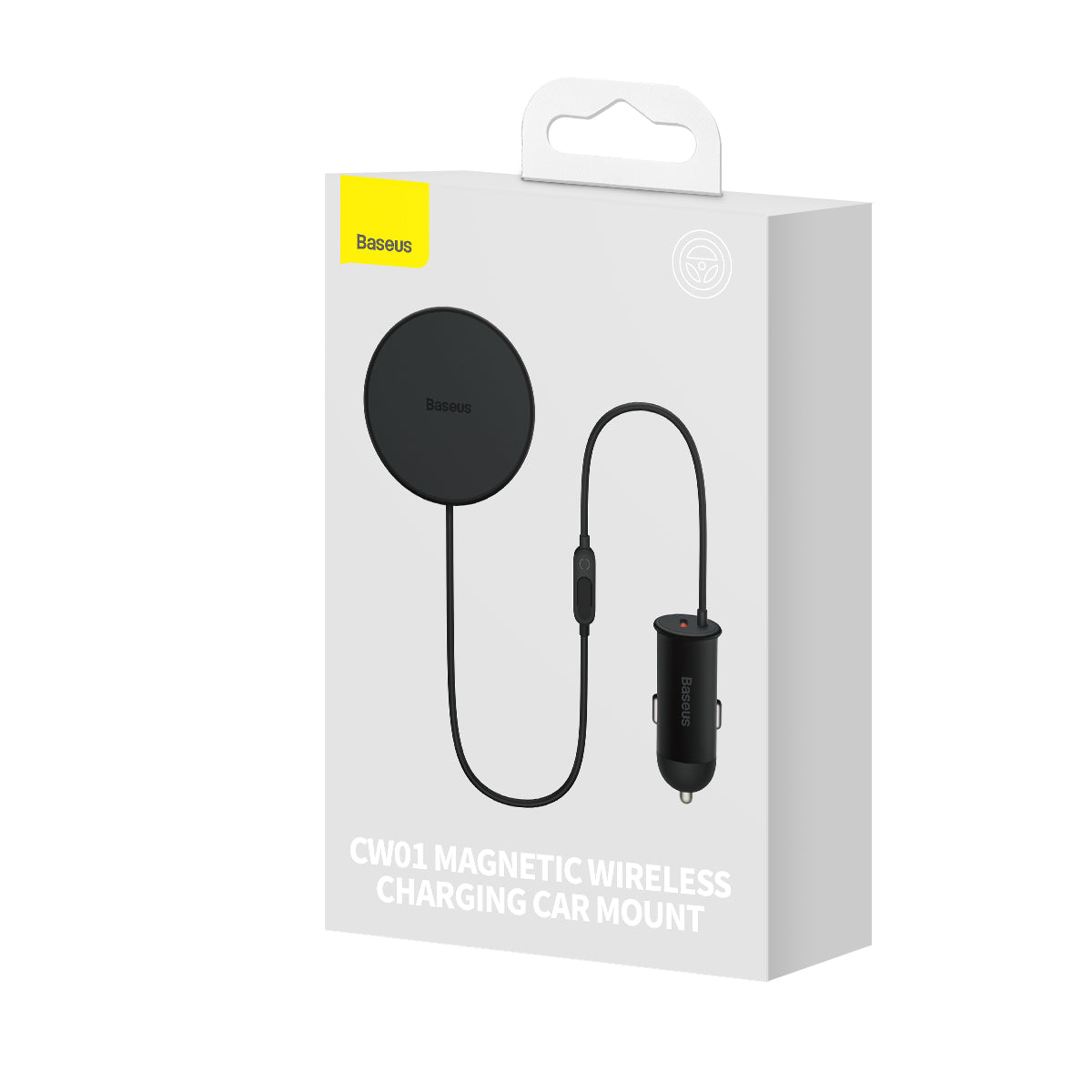 Baseus CW01 Wireless Car Mount 15W + 25W USB-C For Car Vent - Black