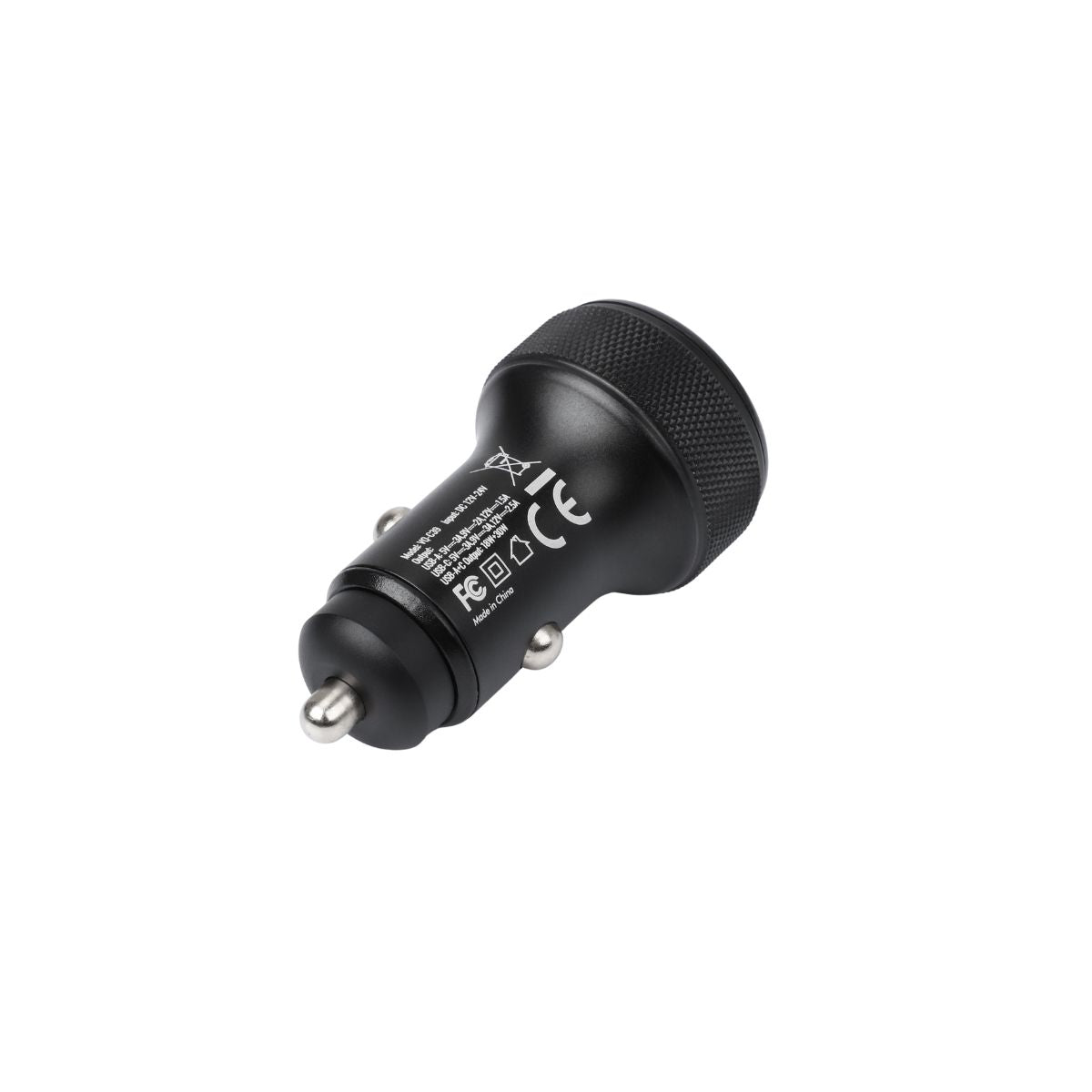 Miccell VQ-C39 Dual Output Car Charger U+C 48W - Black
