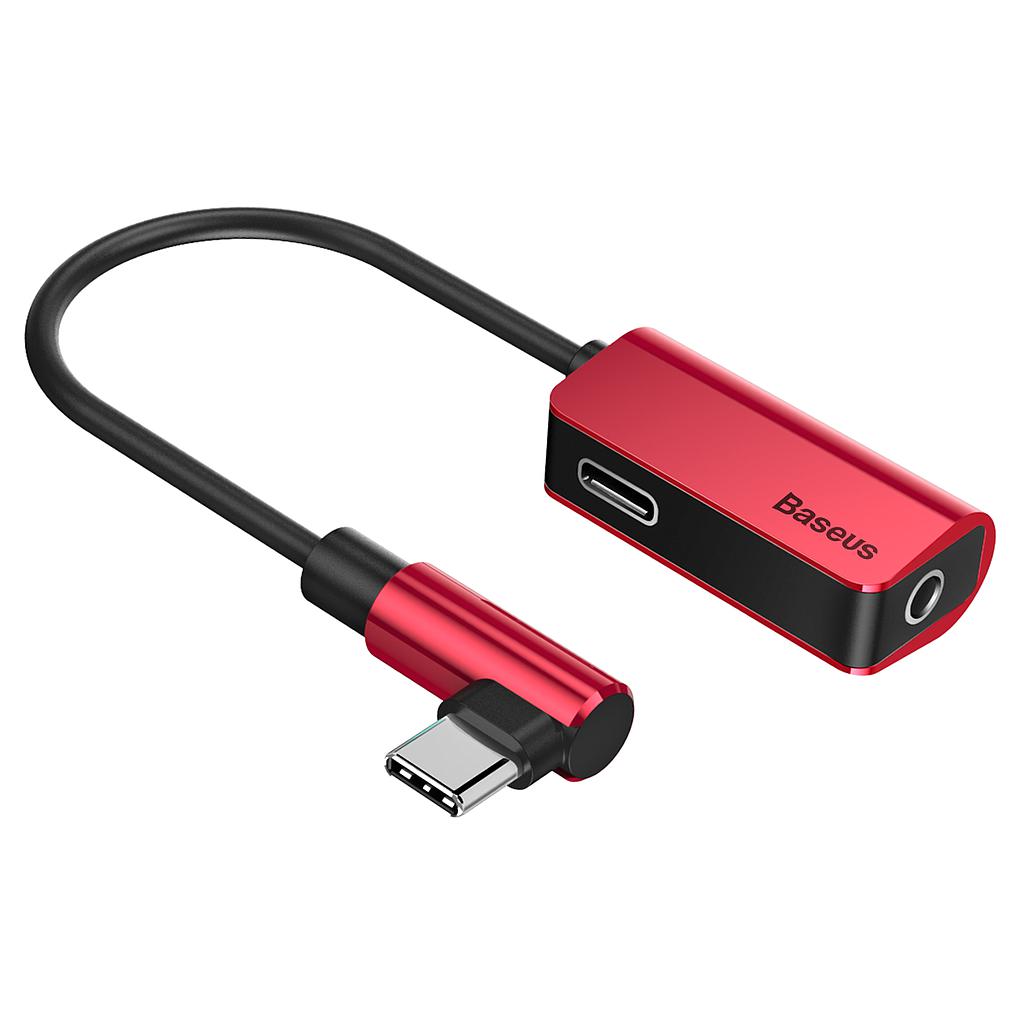 Baseus Type-C To C & 3.5Mm Jack L45 (Not Compatible With Samsung Series)
