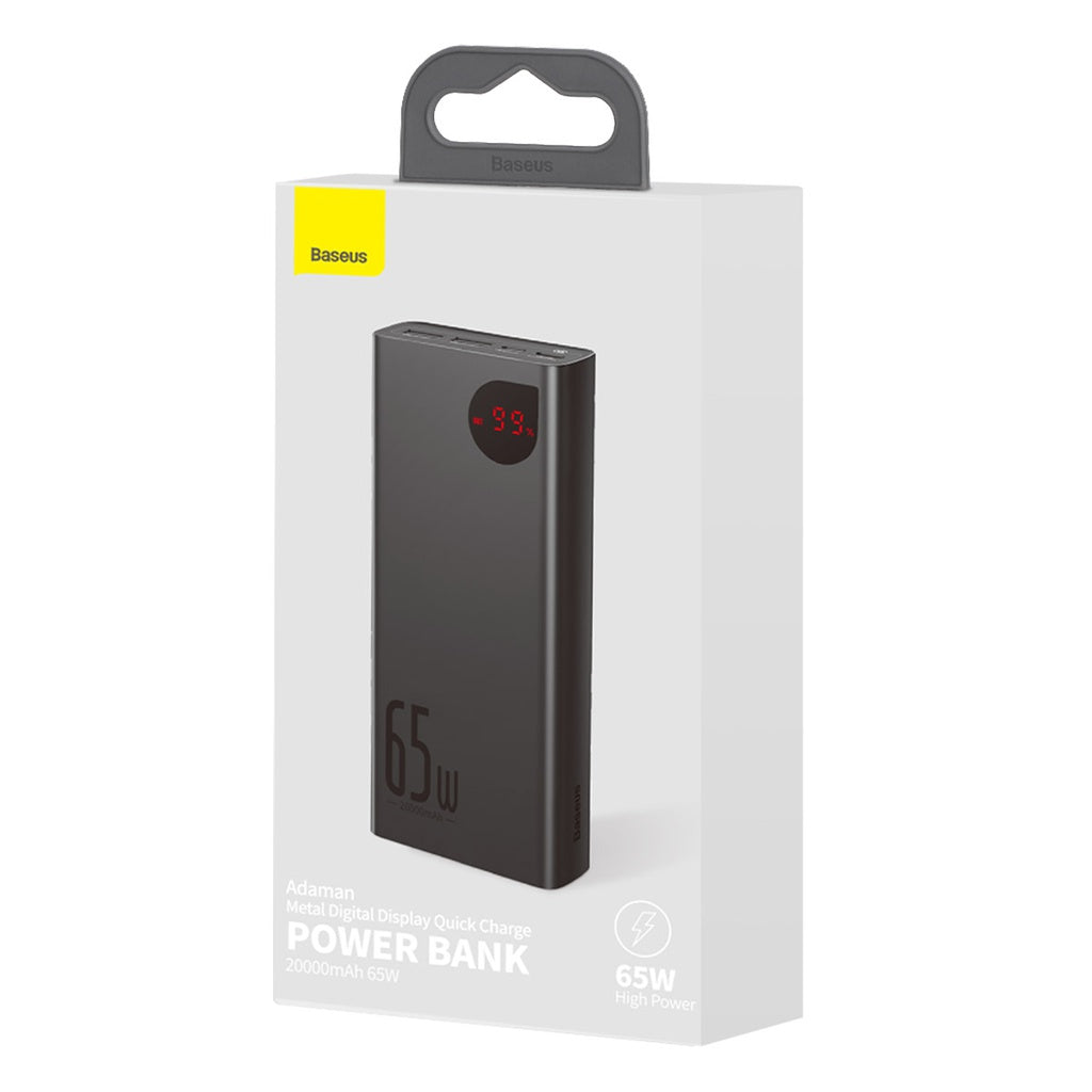 Baseus Adaman Metal Digital Display Quick Charge Power Bank 20000Mah 65W