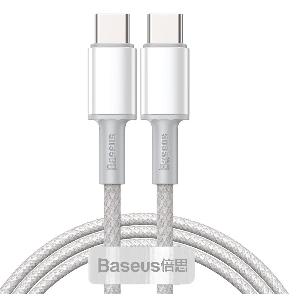 Baseus High Density Braided Fast Charging Data Cable Type-C To Type-C 100W 5A 1M