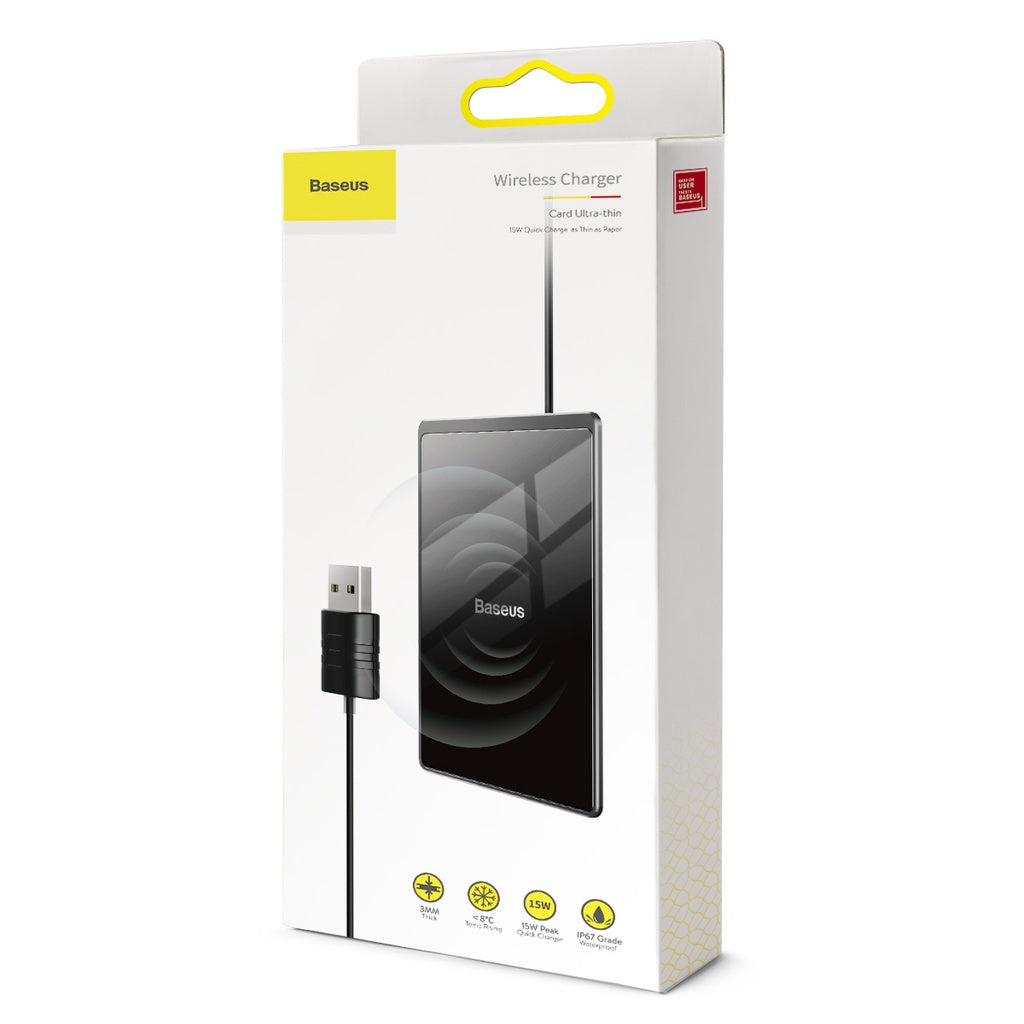 Baseus Card Ultra-Thin Wireless Charger 15W