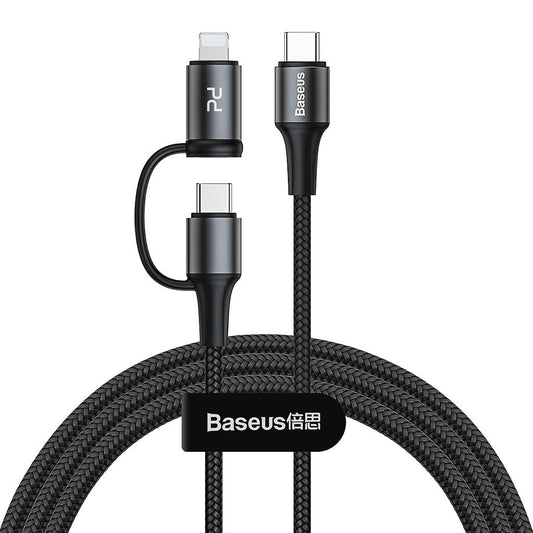 Baseus Twins 2 In 1 Cable Type-C 3A Ip 2A 1M