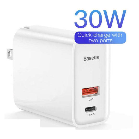 Baseus Speed Pps Quick Charger C+U 30W Us
