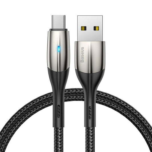 Baseus Horizontal Data Cable(With An Indicator Lamp)Usb For Type-C 3A 1M