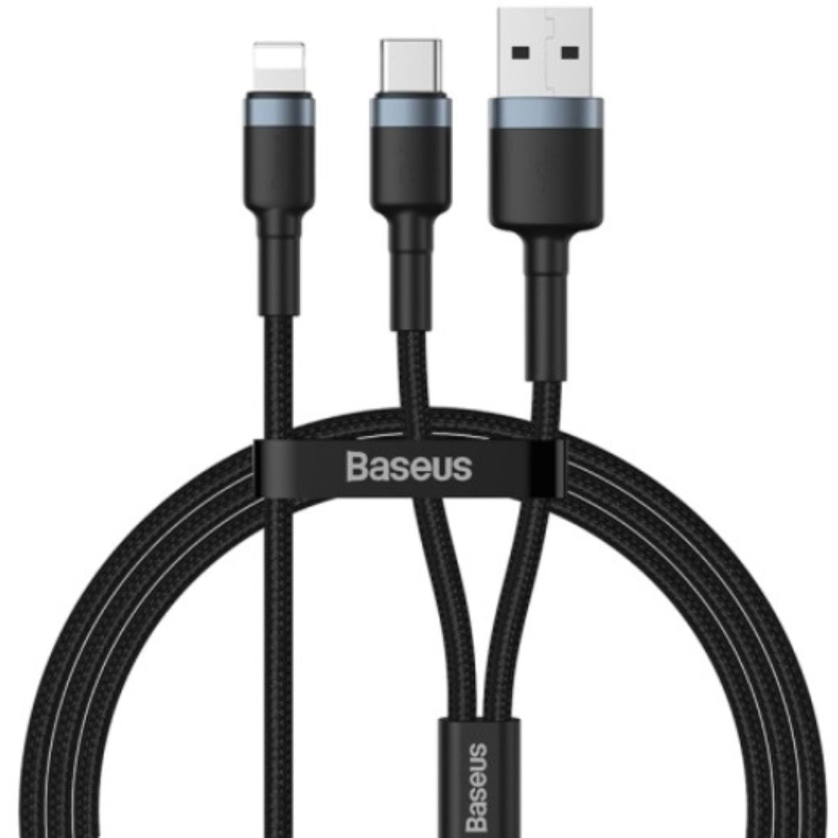 Baseus Cafule Usb Type-C 2-In-1 Pd Cable 18W 1.2M Gray – Baseus ...