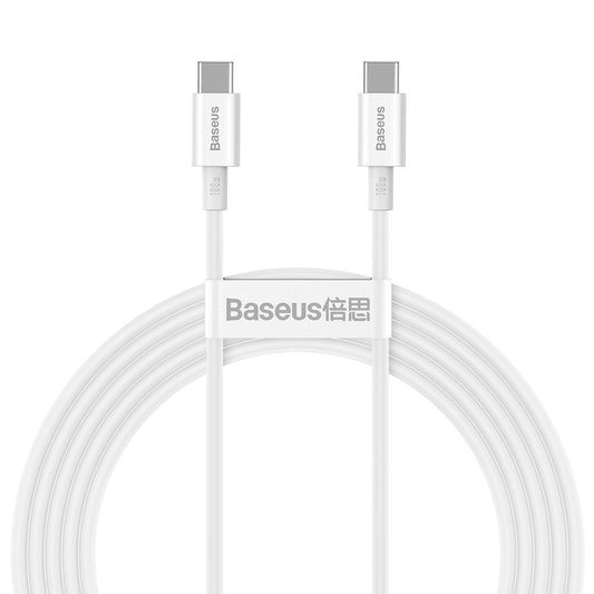 Baseus Superior Series Fast Charging Data Cable Type-C to Type-C 100W 2m White