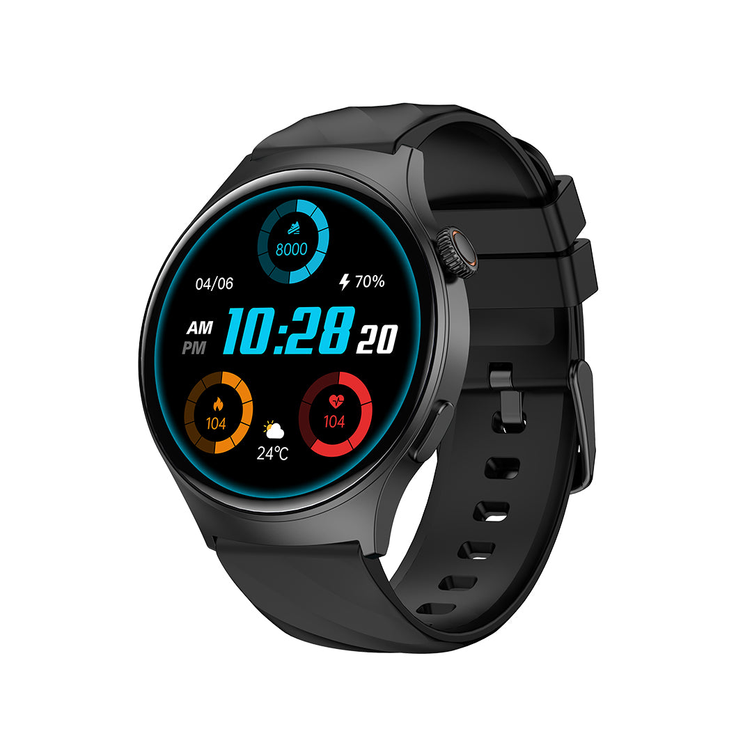 Miccell Smart Watch Ultra-Wide Viewing Angle SM03 Black