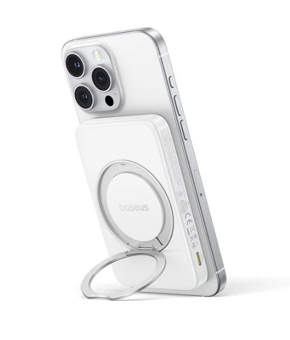 Baseus PicoGo Qi2 Magnetic Power Bank with Rotatable Stand 5000mAh 20W