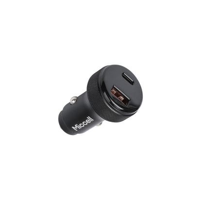 Miccell VQ-C39 Dual Output Car Charger U+C 48W - Black