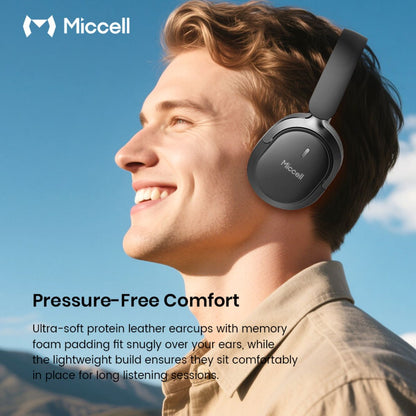 Miccell VQ-B19 Wireless Headphone 6.0 ANR Black
