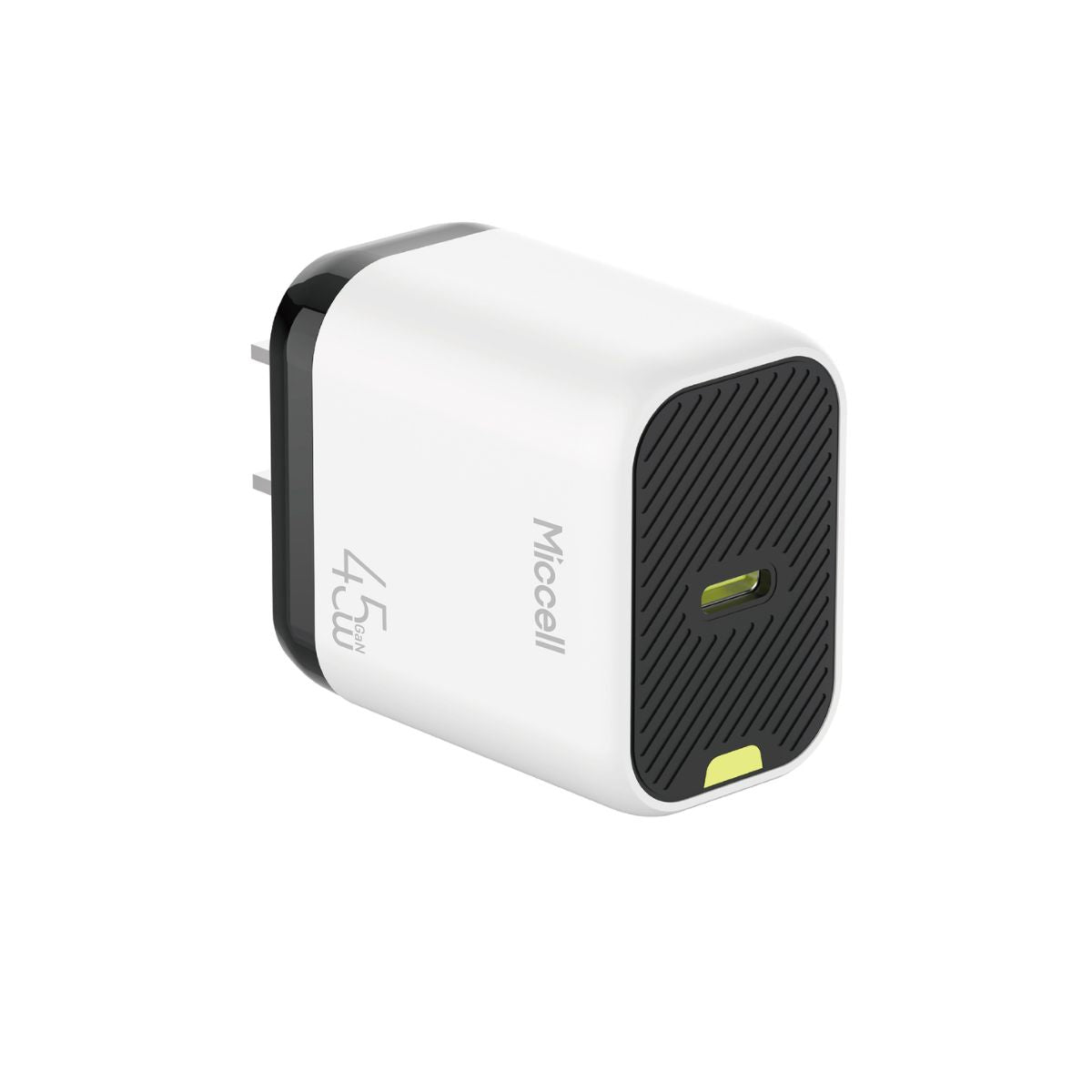 Miccell VQ-T18 GaN Fast Charger 1C 45W With C-TO-C 100W 1M Cable White